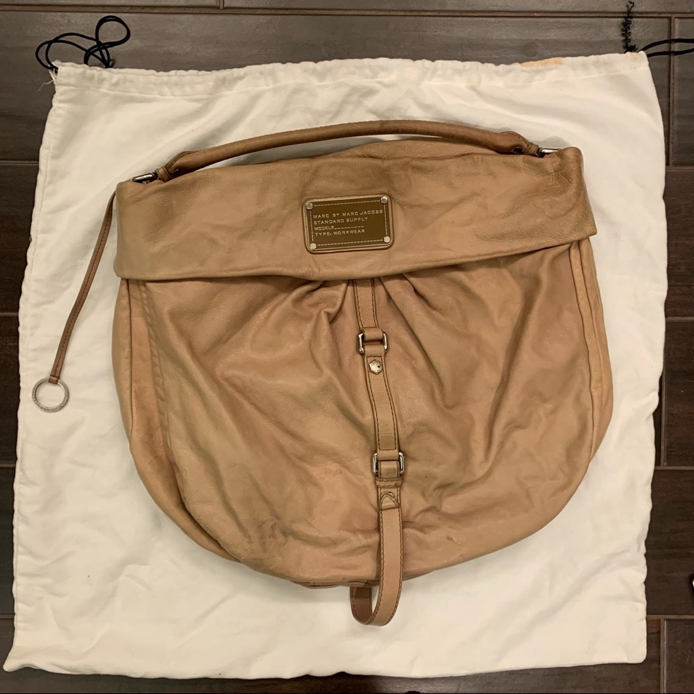 Marc by Marc Jacobs Dr Q Lil Riz Leather Hobo Bag